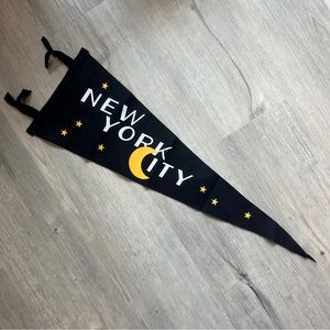 NYC Felt Starry Banner